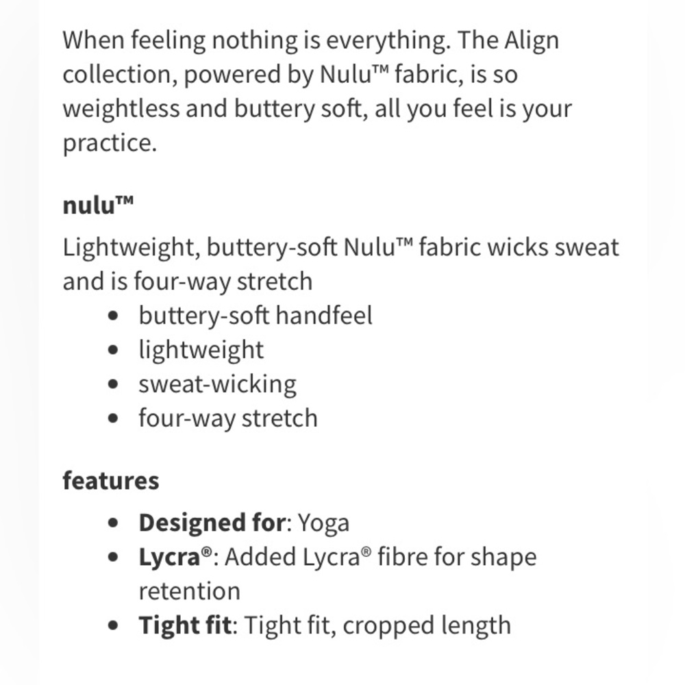 Lululemon Align T-Shirt
Roasted Brown light brown neutral v neck crop fit - Picture 9 of 9
